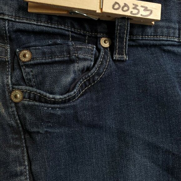 7 For All Mankind The Skinny Casual Medium Wash Denim Jeans Womens Size 26 Blue - Picture 6 of 8